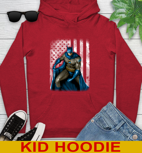 Detroit Lions NFL Football Batman DC American Flag Shirt Youth Hoodie 11