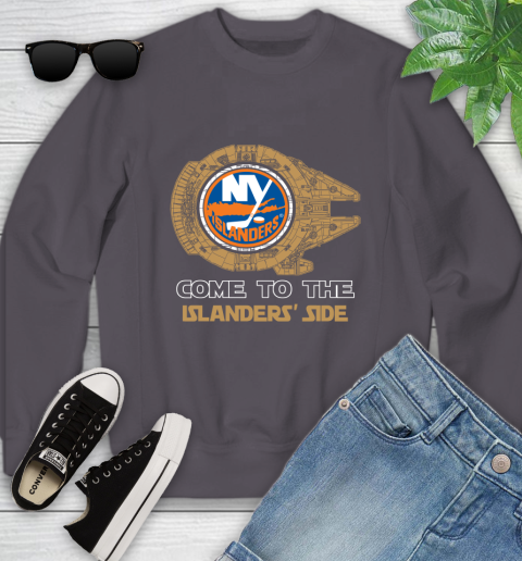 NHL Come To The New York Islanders Wars Hockey Sports Youth Sweatshirt 5