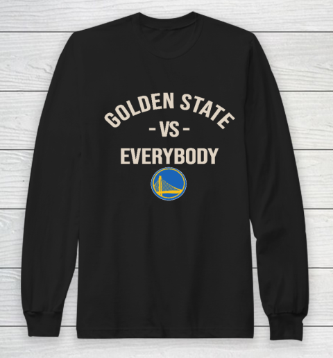 Golden State Warriors Vs Everybody Long Sleeve T-Shirt