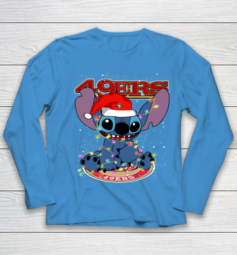 San Francisco 49ers NFL Football noel stitch Christmas Youth Long Sleeve 4