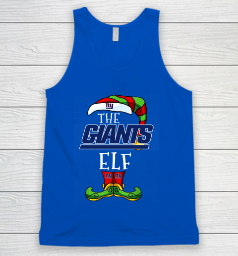 New York Giants Christmas ELF Funny NFL Tank Top 4