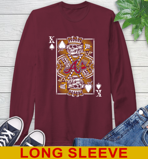 Atlanta Braves MLB Baseball The King Of Spades Death Cards Shirt Long Sleeve T-Shirt 7