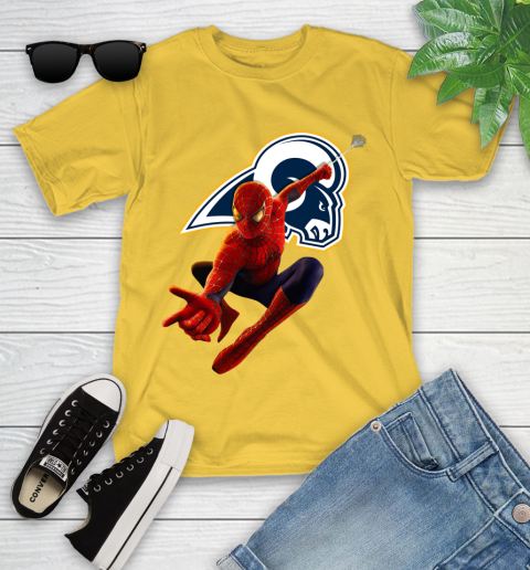 NFL Spider Man Avengers Endgame Football Los Angeles Rams Youth T-Shirt 8
