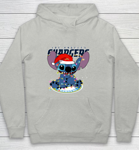 Los Angeles Chargers NFL Football noel stitch Christmas Youth Hoodie