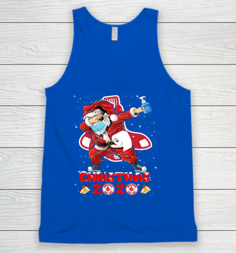 Boston Red Sox Funny Santa Claus Dabbing Christmas 2020 MLB Tank Top 4