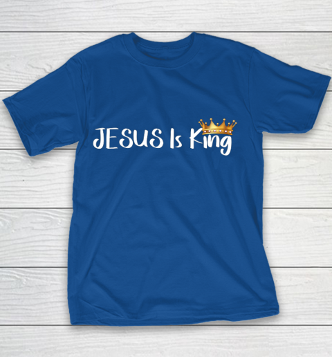 Jesus Is King Shirt Religious Christian Youth T-Shirt 6