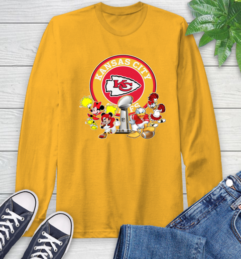 Kansas City Chiefs super bowl 2019 2020 mickey mouse minnie mouse donald duck daisy duck football shirt 60