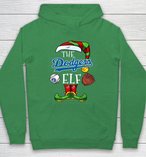 Los Angeles Dodgers Christmas ELF Funny MLB Hoodie 5