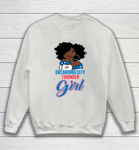 Oklahoma City Thunder Girl NBA Sweatshirt 5