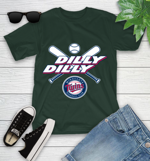 MLB Minnesota Twins Dilly Dilly Baseball Sports Youth T-Shirt 5