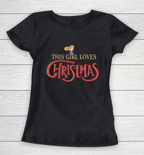 Christmas T Shirt This girl loves Christmas Mug Women's T-Shirt