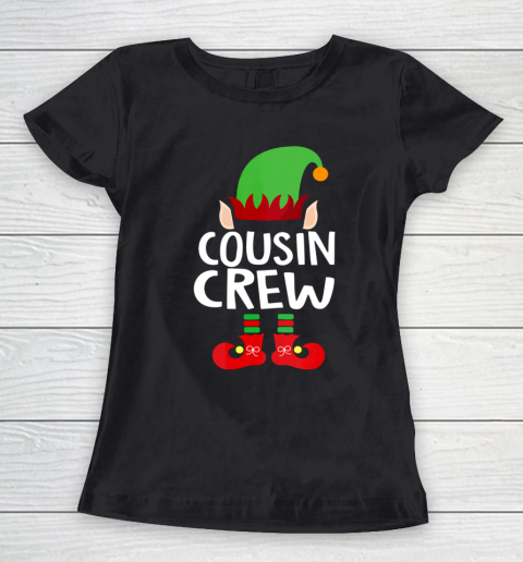 Cousin Crew ELF T Shirt Gift Family Matching Christmas Ugly Women's T-Shirt