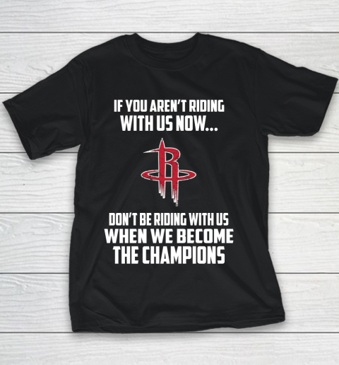 NBA Houston Rockets Basketball We Become The Champions Youth T-Shirt