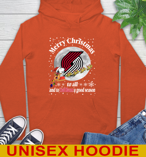 Portland Trail Blazers Merry Christmas To All And To Trail Blazers A Good Season NBA Basketball Sports Hoodie 4