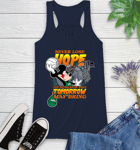 Boston Celtics NBA Basketball Mickey Disney Never Lose Hope Racerback Tank 10