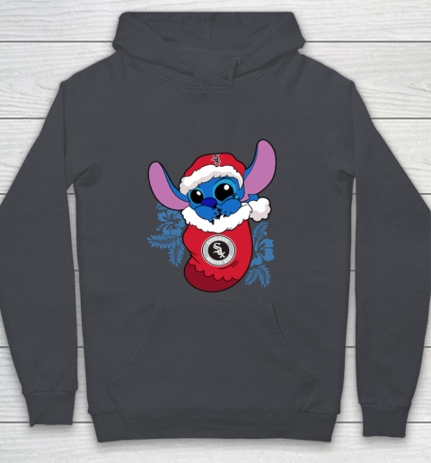 Chicago White Sox Christmas Stitch In The Sock Funny Disney MLB Youth Hoodie 7