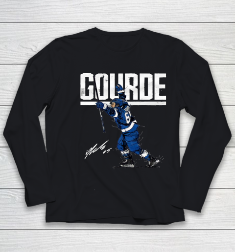 Yanni Gourde For Tampa Bay Lightning Fans Youth Long Sleeve
