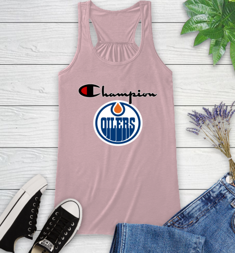 NHL Hockey Edmonton Oilers Champion Shirt Racerback Tank 6