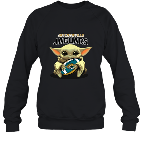 Baby Yoda Loves The Jacksonville Jaguars Star Wars NFL Sweatshirt