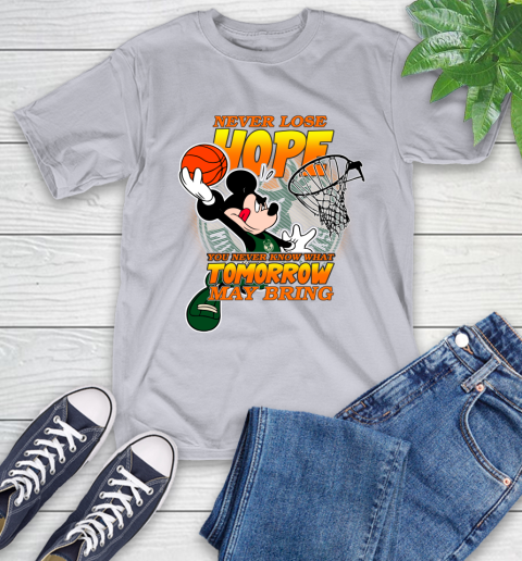 Milwaukee Bucks NBA Basketball Mickey Disney Never Lose Hope T-Shirt 6