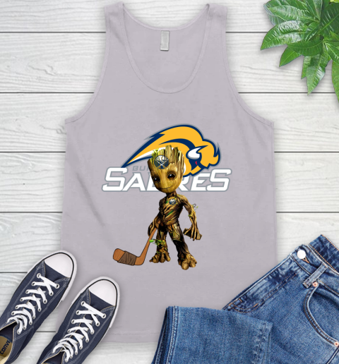 Buffalo Sabres NHL Hockey Groot Marvel Guardians Of The Galaxy Tank Top 4