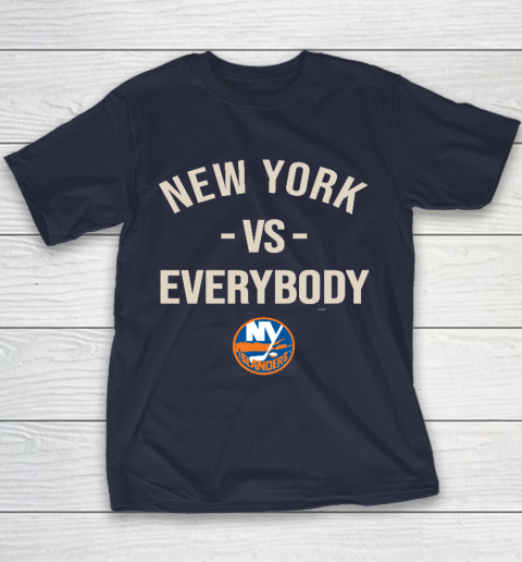 New York Islanders Vs Everybody Youth T-Shirt 2