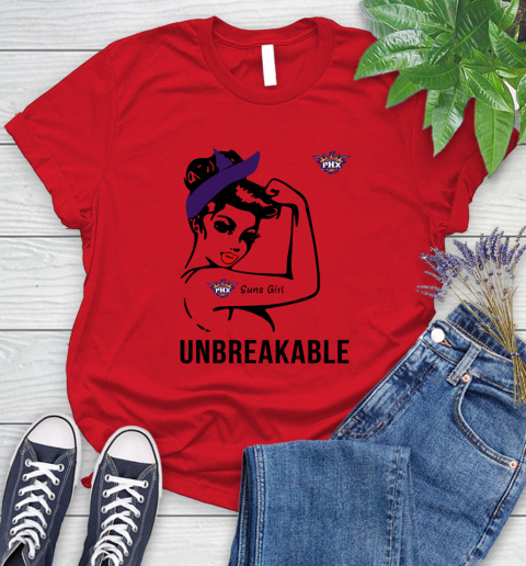 NBA Phoenix Suns Girl Unbreakable Basketball Sports Women's T-Shirt 9