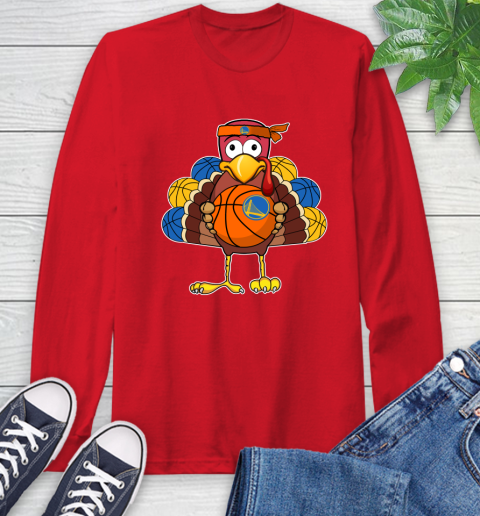 Golden State Warriors Turkey thanksgiving day Long Sleeve T-Shirt 10