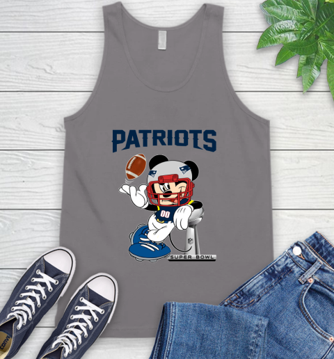 NFL New England Patriots Mickey Mouse Disney Super Bowl Football T Shirt Tank Top 7