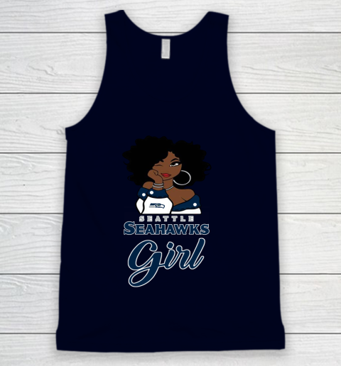 Seattle Seahawks Girl NFL Tank Top 3