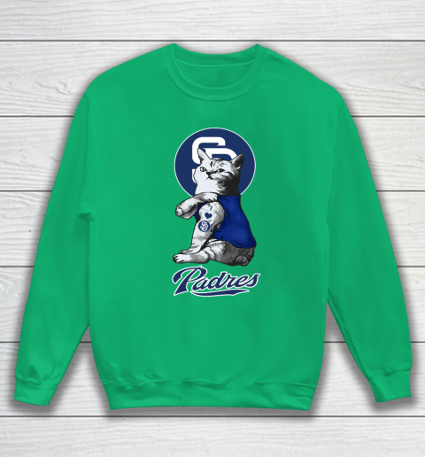MLB Baseball My Cat Loves San Diego Padres Sweatshirt 5