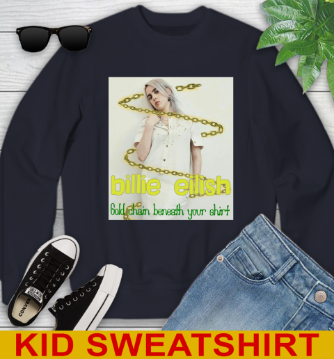 Billie Eilish Gold Chain Beneath Your Shirt 264