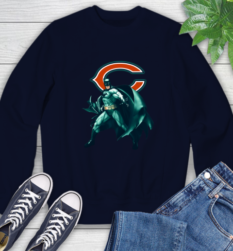 NFL Batman Football Sports Chicago Bears Sweatshirt 3