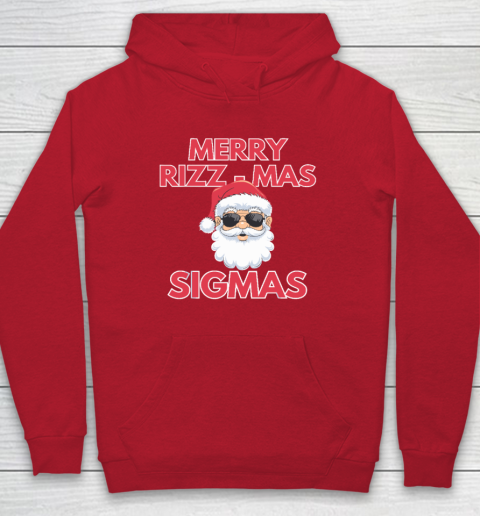 Merry Rizz Mas Sigmas Gen Alpha Middle School Christmas Hoodie 6