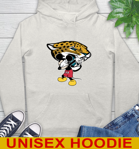 Jacksonville Jaguars NFL Football Dabbing Mickey Disney Sports Hoodie 12