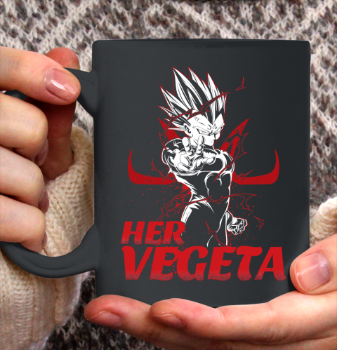 Super Saiyan Vegeta Couple Her Vegeta Dragon Ball Ceramic Mug 11oz