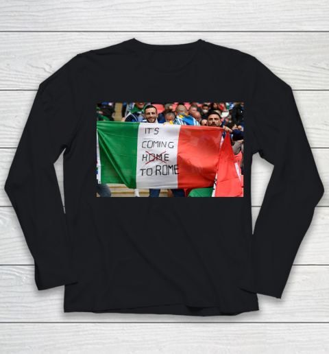 It's coming to Rome Italia Flag  EURO 2020 Champion Youth Long Sleeve