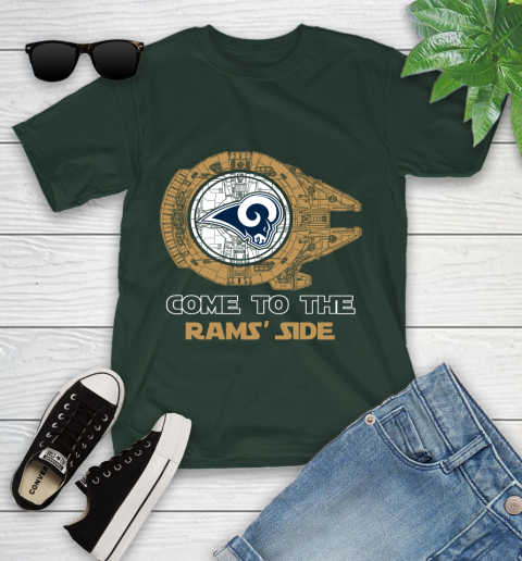 NFL Come To The Los Angeles Rams Wars Football Sports Youth T-Shirt 5