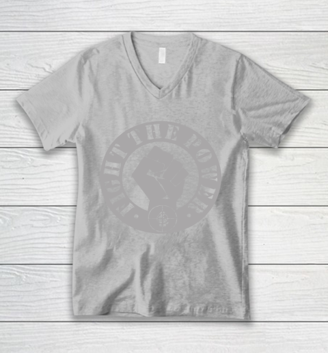 Fight The Power Public Enemy V-Neck T-Shirt 3