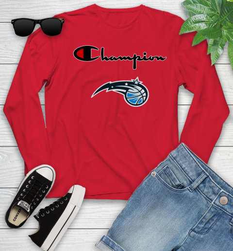 NBA Basketball Orlando Magic Champion Shirt Youth Long Sleeve 9
