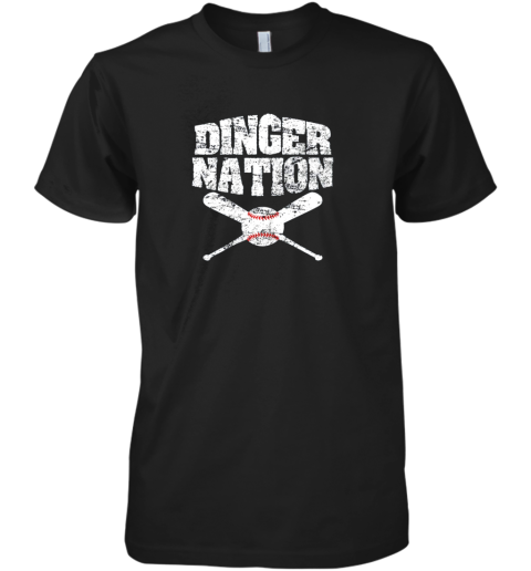 Dinger Nation Baseball Premium Men's T-Shirt