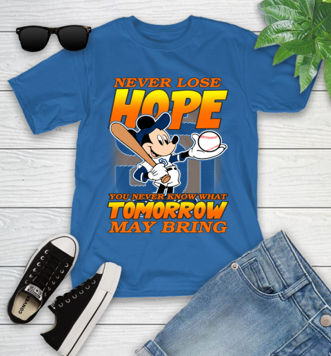 San Diego Padres MLB Baseball Mickey Disney Never Lose Hope Youth T-Shirt 12