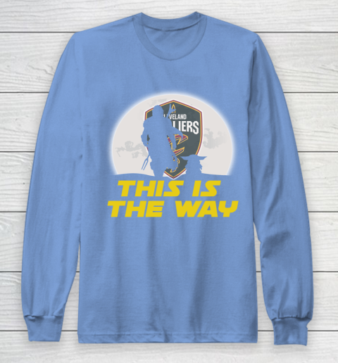Cleveland Cavaliers NBA Basketball Star Wars Yoda And Mandalorian This Is The Way Long Sleeve T-Shirt 8