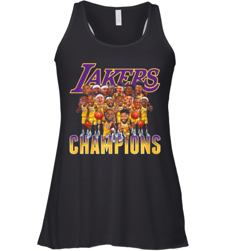 Los Angeles Lakers Team Champions 2020 Racerback Tank