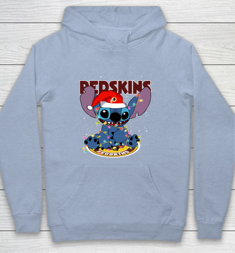 Washington Redskins NFL Football noel stitch Christmas Youth Hoodie 5