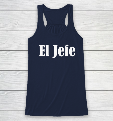 Coach Pop El Jefe (print on front and back) Racerback Tank 5