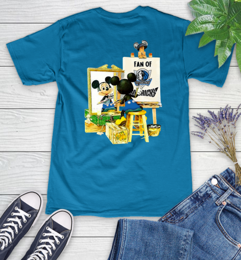 NBA Basketball Dallas Mavericks Mickey Drawing Shirt 76