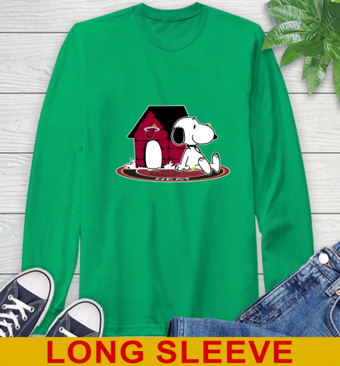 NBA Basketball Miami Heat Snoopy The Peanuts Movie Shirt Long Sleeve T-Shirt 7