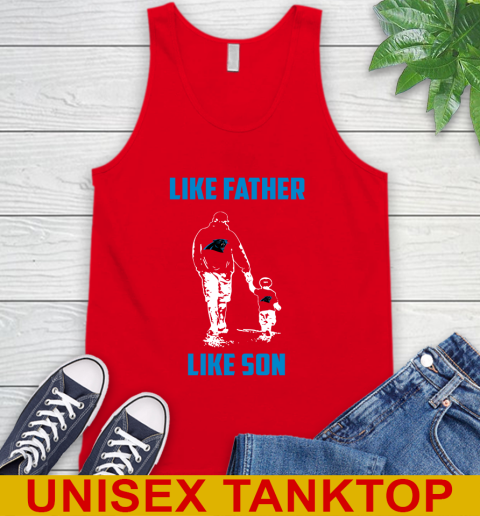 Carolina Panthers NFL Football Like Father Like Son Sports Tank Top 5