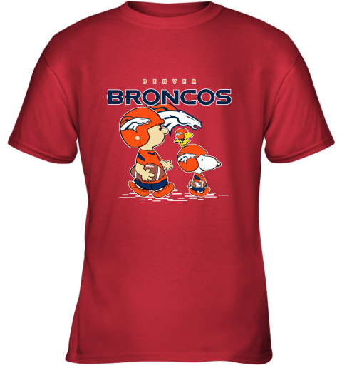 NFL Denver Broncos Boys' Short Sleeve Cotton T-Shirt - XL